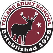 This is the logo for the Tulare Adult School.