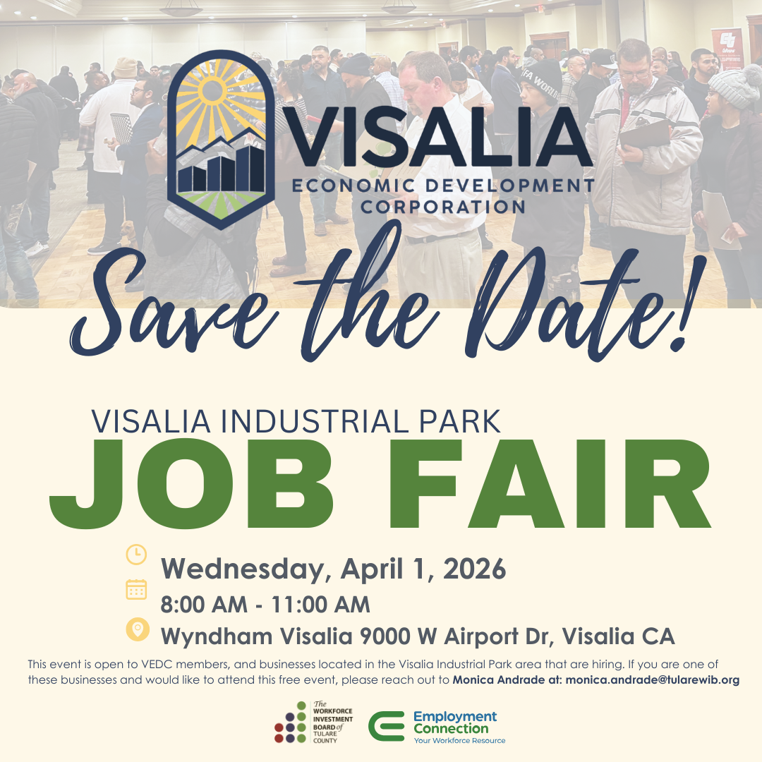 VEDC Job Fair save the date image 4.1.26